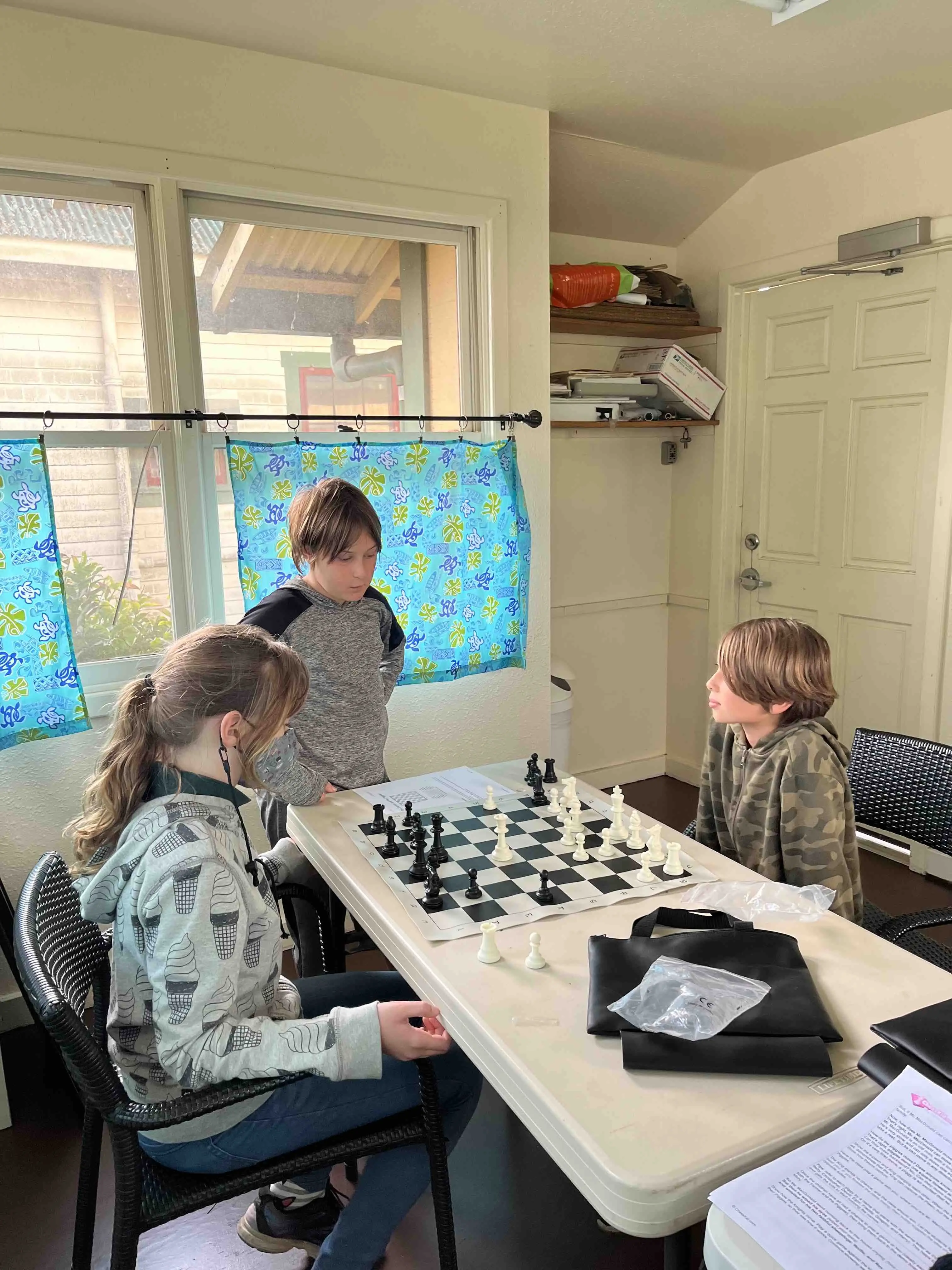 Chess Club in Full Swing